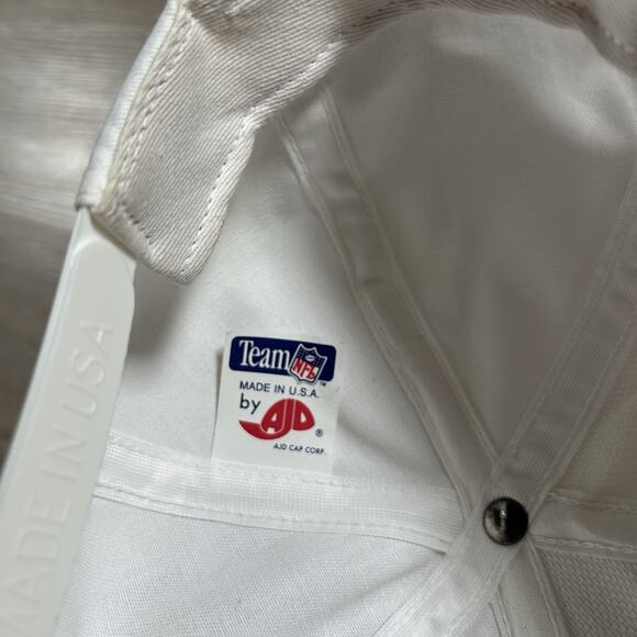 Vintage 1994 NFL Training Camp Hat‎ Snapback Football White AJD Made in USA Cap - Picture 4 of 9